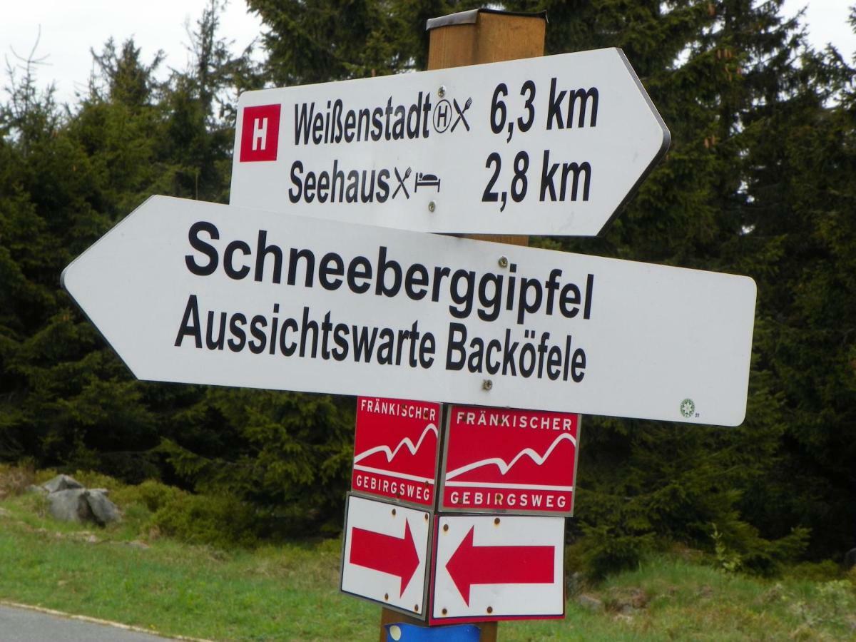 Ferienwohnung am Weissenstädter See Weißenstadt Exterior foto